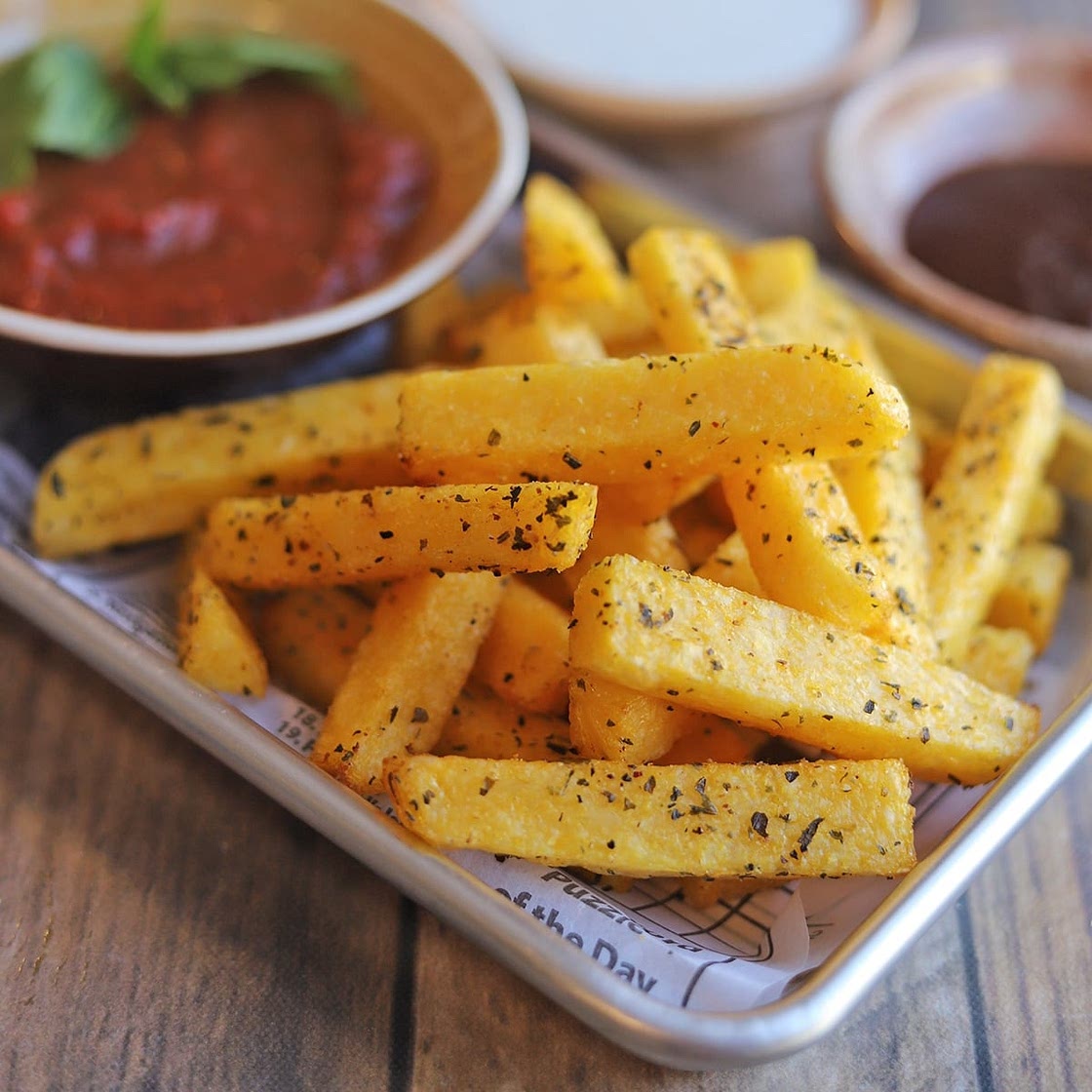 Air fryer polenta fries