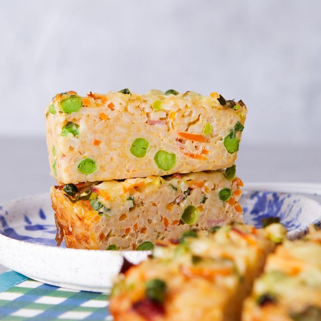 Fried rice slice