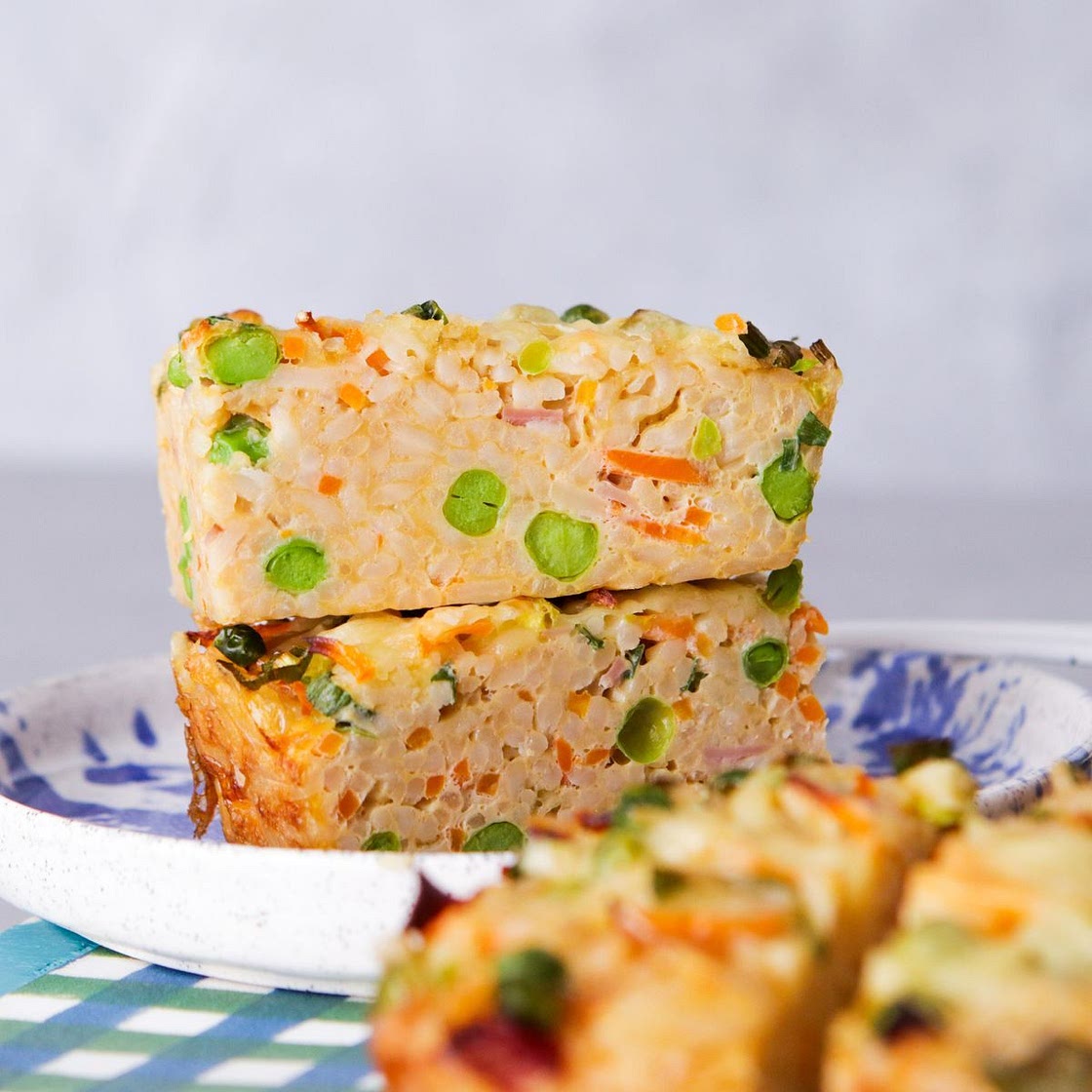 Fried rice slice