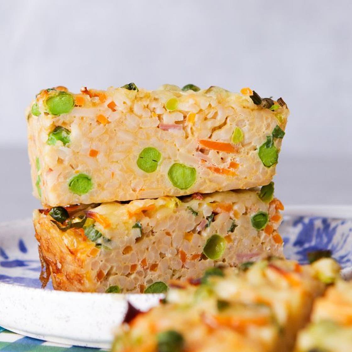 Fried rice slice