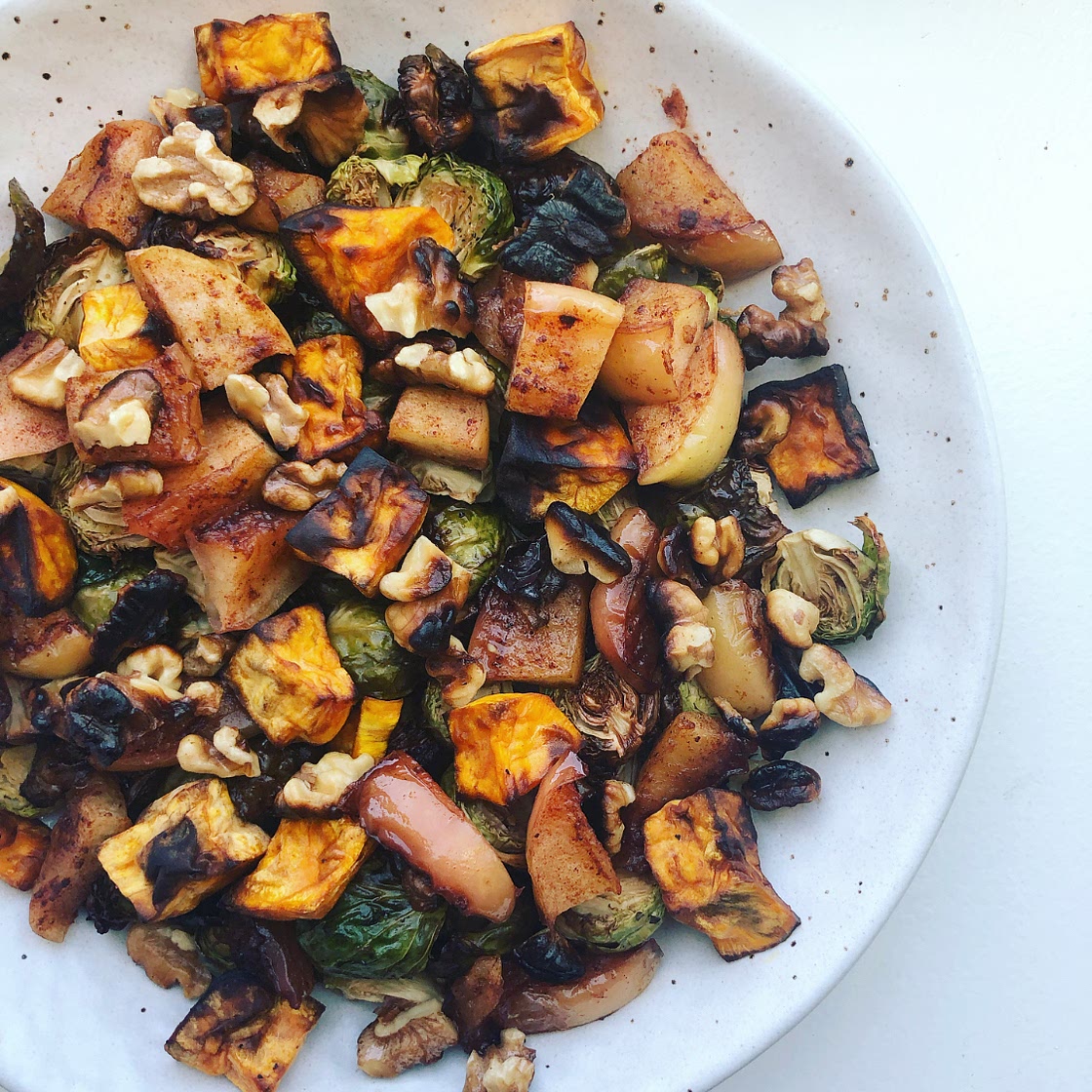 Roasted Fall Vegetables With Cinnamon Apples