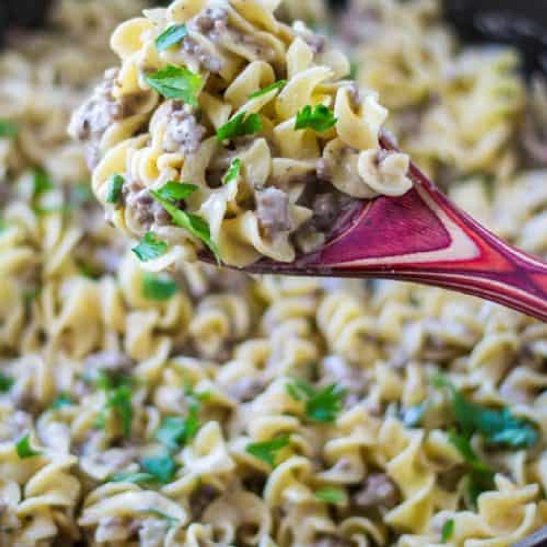 Ground Beef Stroganoff