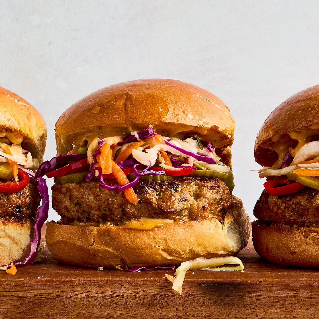 Thai Sweet Chili Turkey Burger