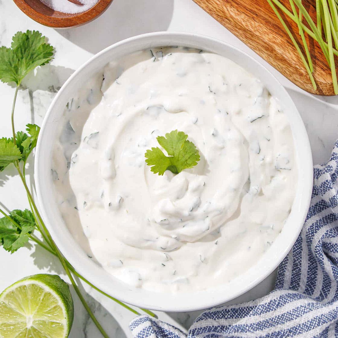 Cilantro Lime Crema