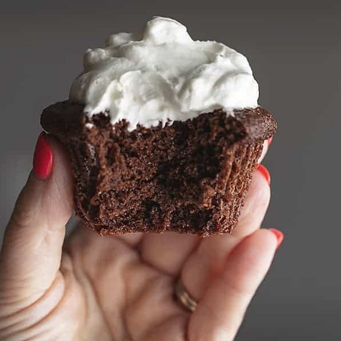 Keto Chocolate Cupcakes with Almond Flour