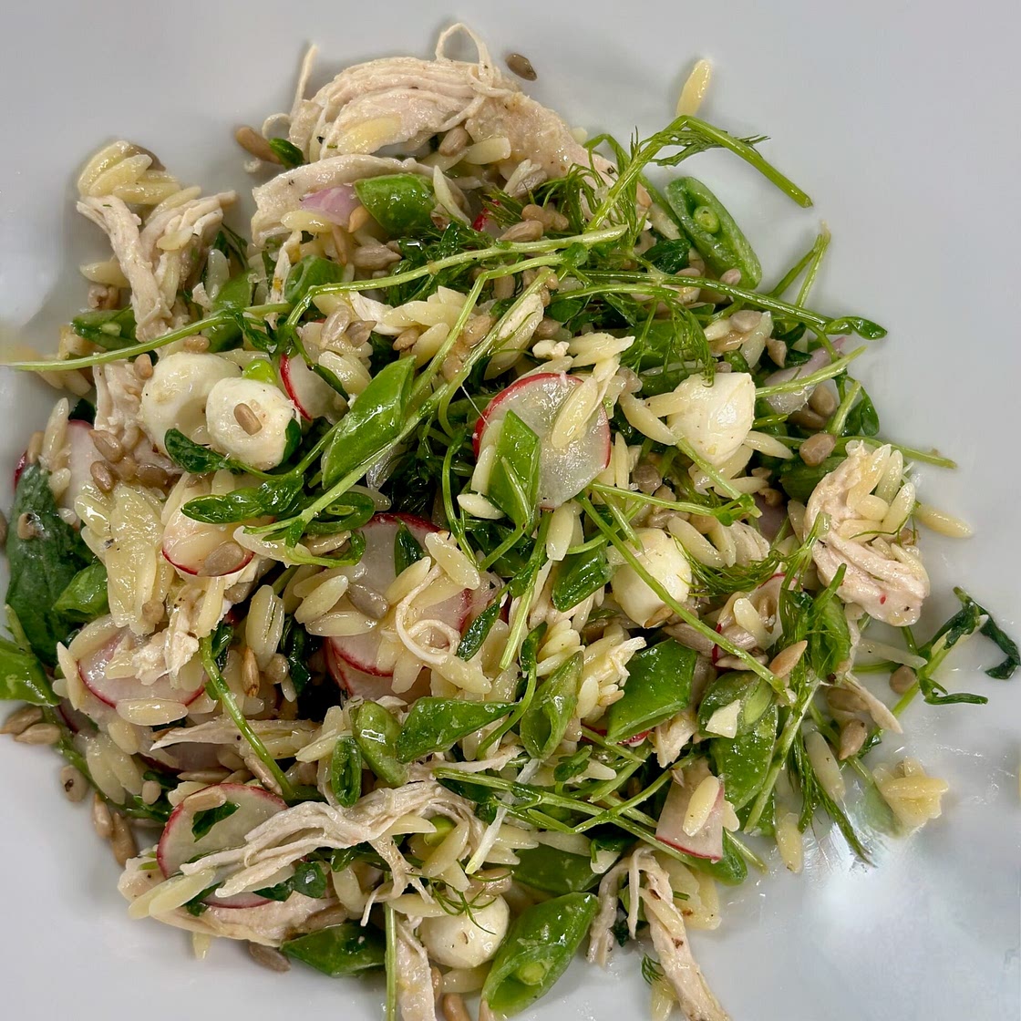 Spring Orzo Pasta Salad