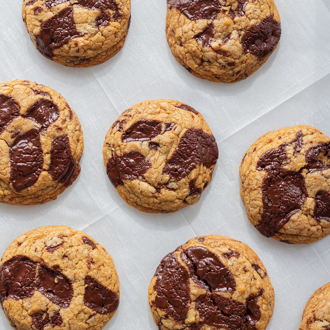Burnt Miso (Brown Butter) Dark Chocolate Chip Cookies
