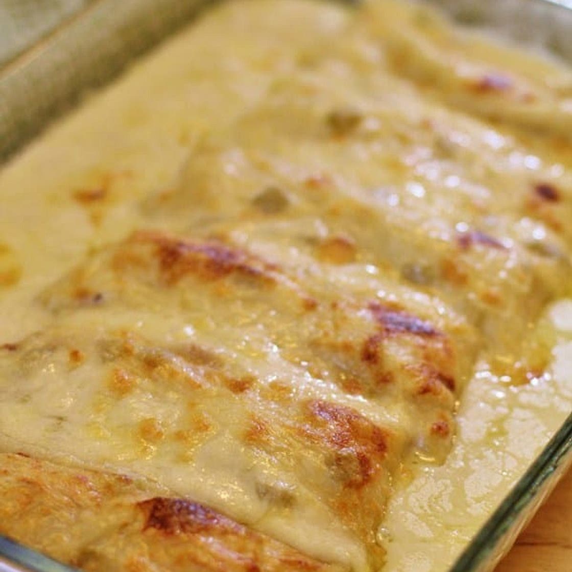 White Chicken Enchiladas