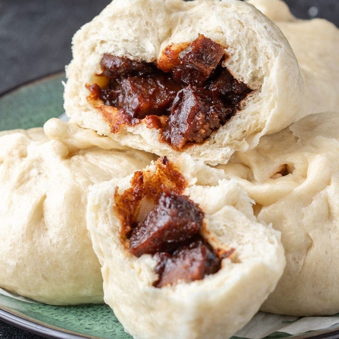 Vegan Char Siu Bao (BBQ Buns)