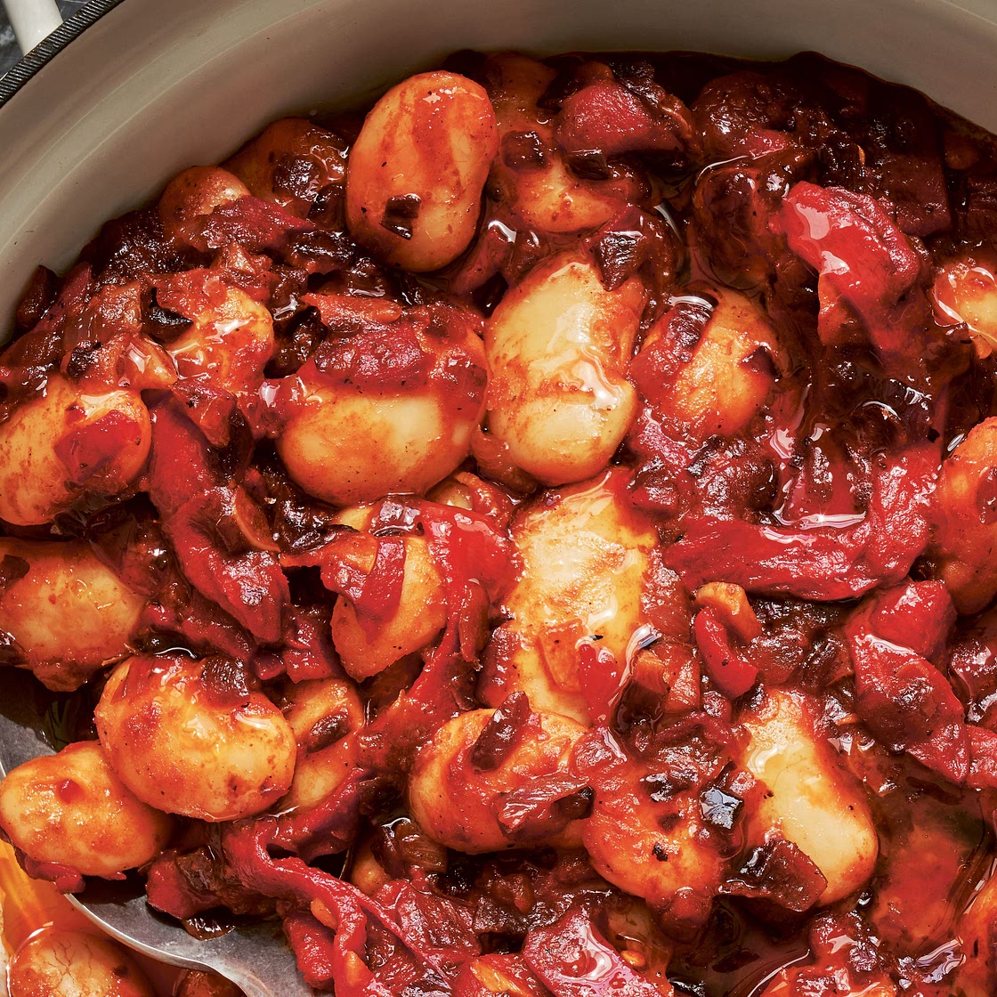 Easy Butter Beans, Paprika, and Piquillo Peppers