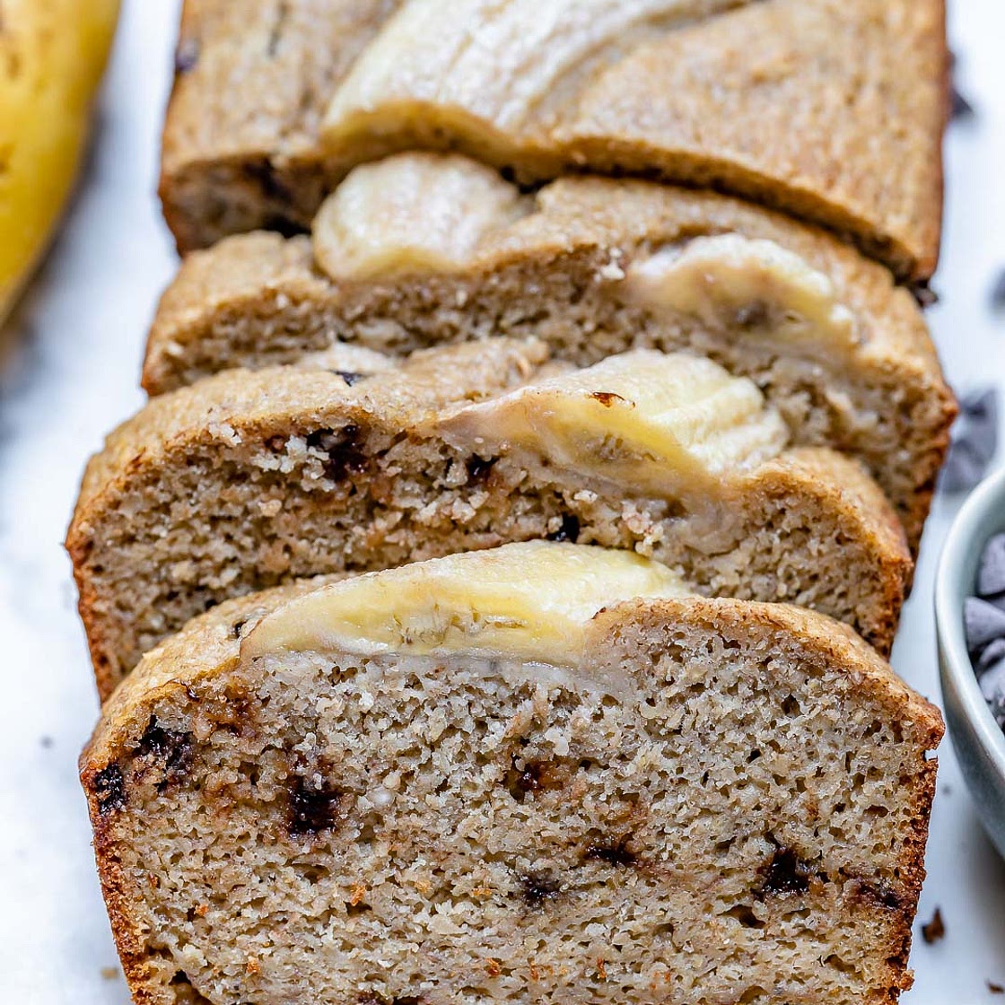 Chocolate Chip Blender Banana Bread