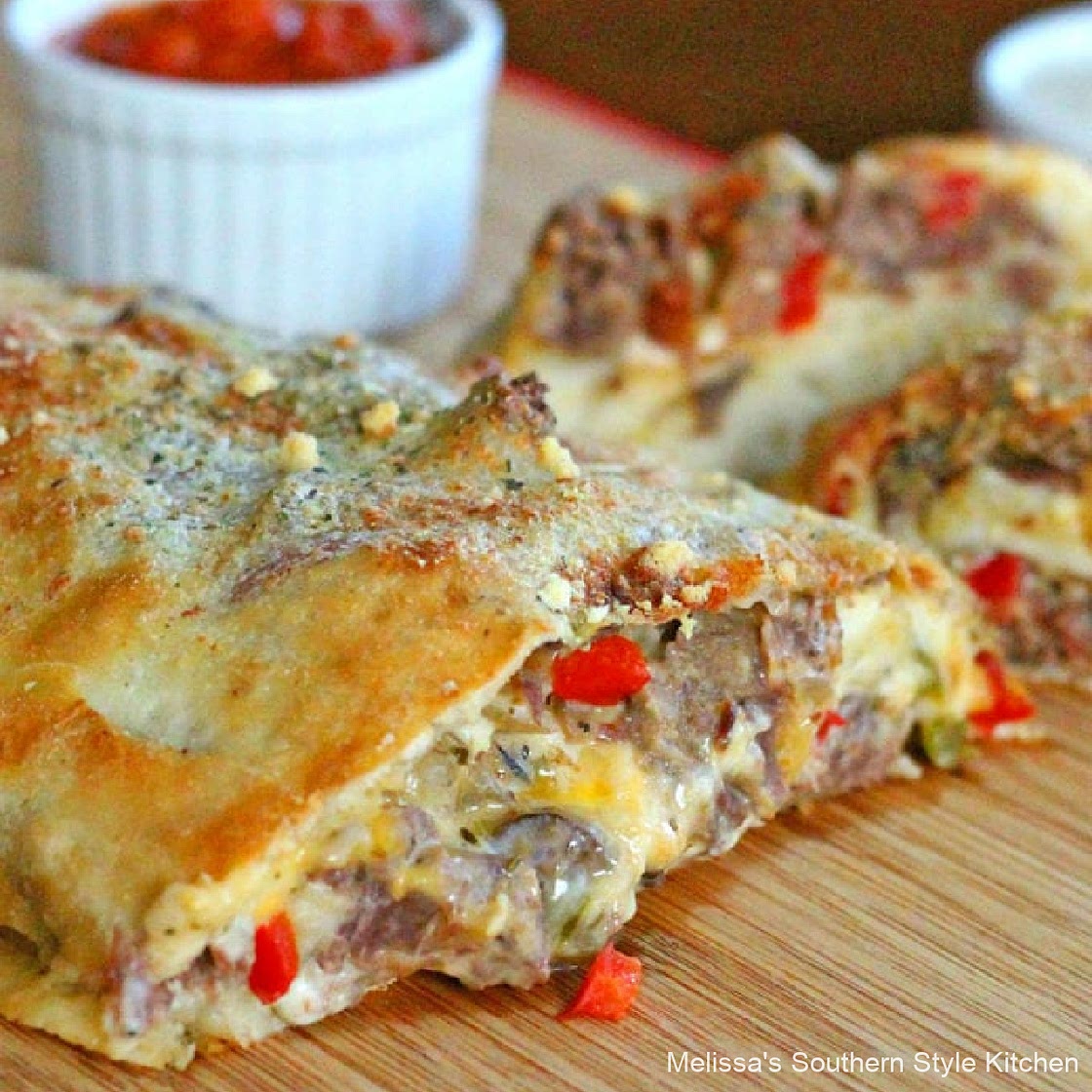 Pepper Steak Stromboli