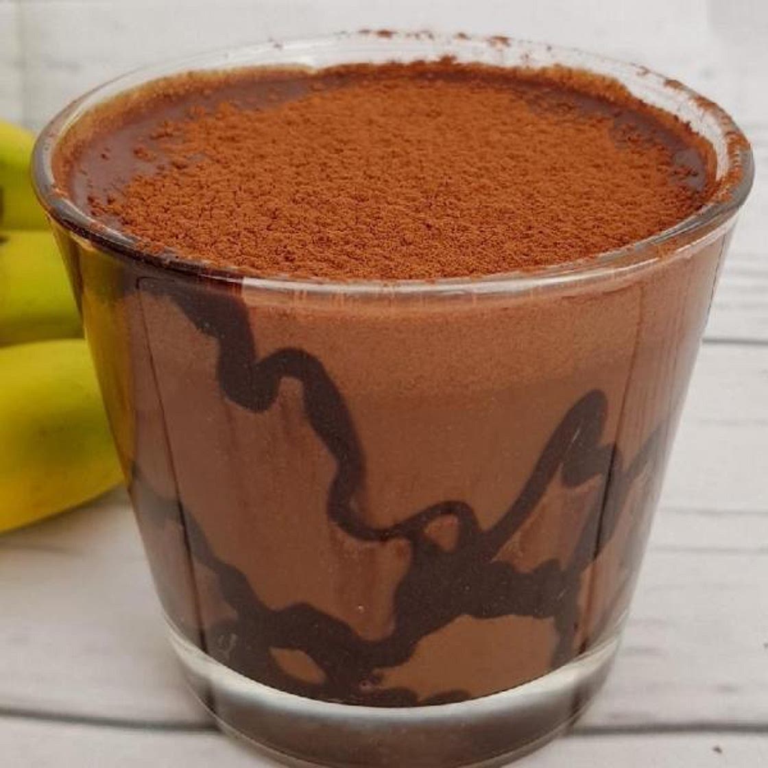 Smoothie de café com chocolate