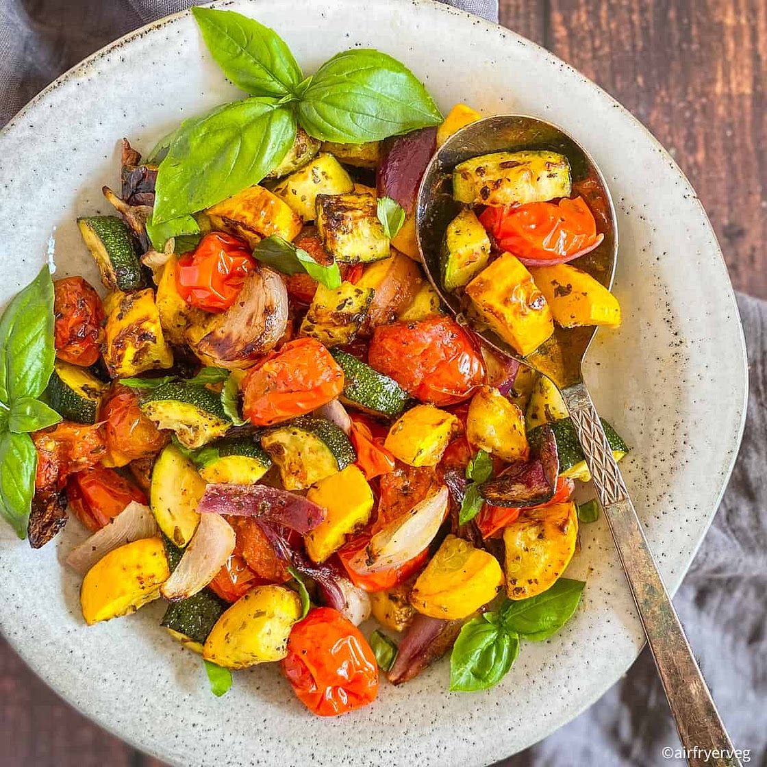 Air Fryer Mediterranean Vegetables