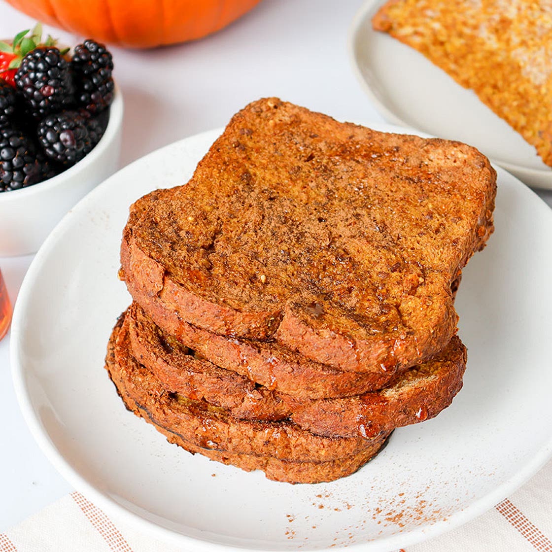 Vegan Pumpkin French Toast