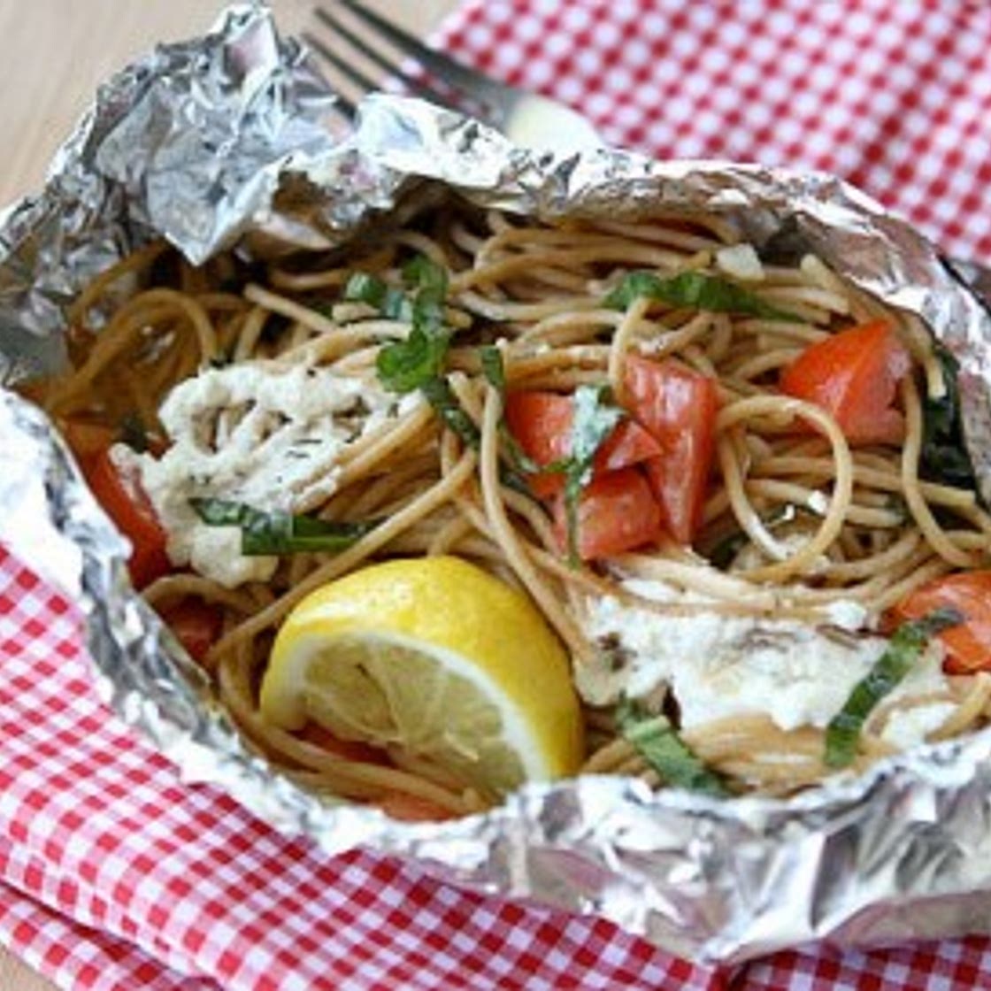 Grilled Pasta Packets