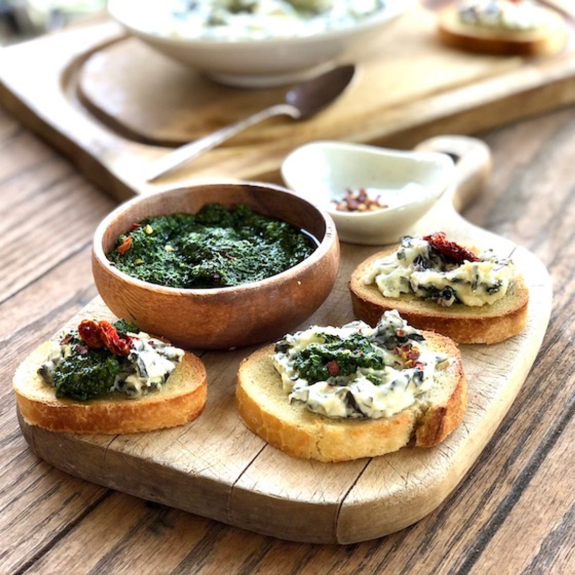 Creamy Baked Hibiscus Dip