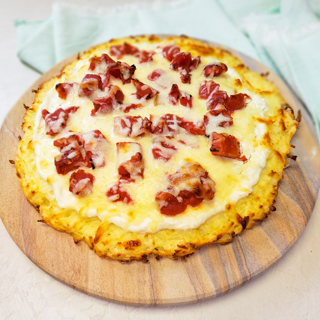 Potato-Crust Pizza