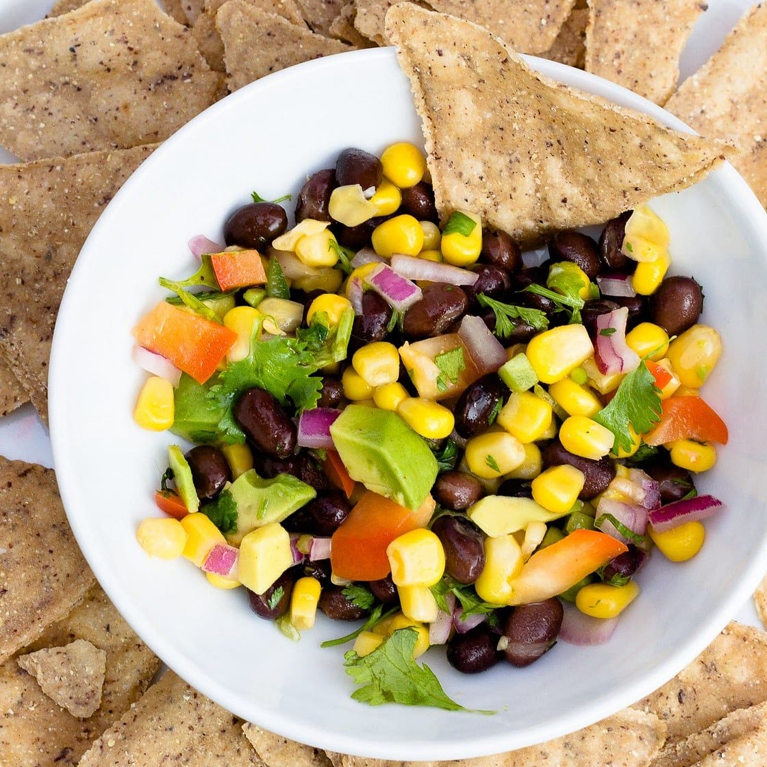 Black Bean and Corn Salsa with Avocado Recipe