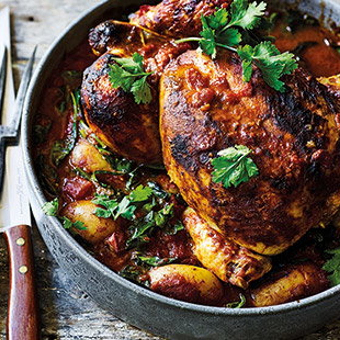 Bombay chicken one-pot roast