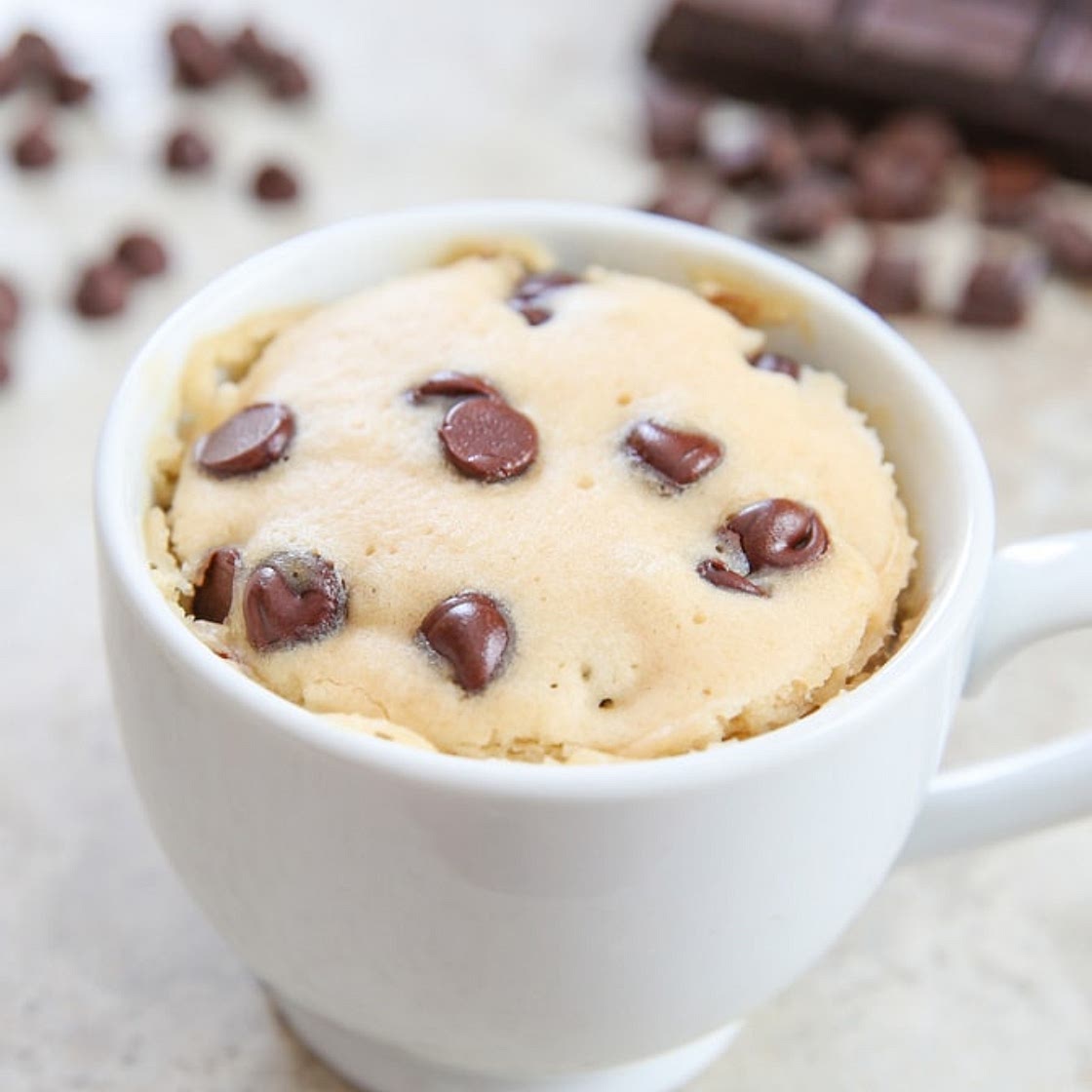 Chocolate Chip Mug Cake