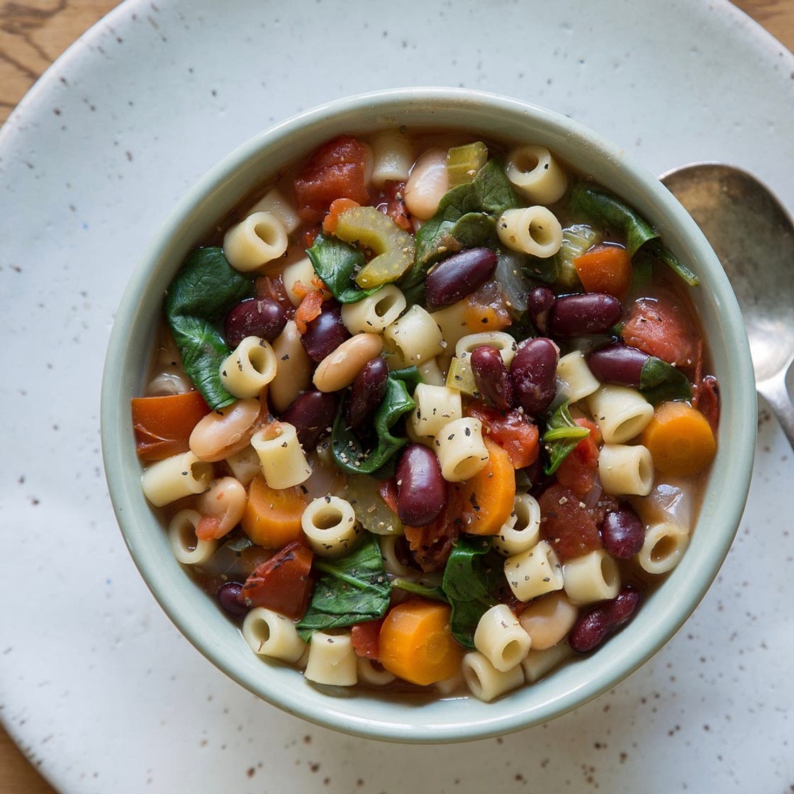 Instant Pot Minestrone with Spinach