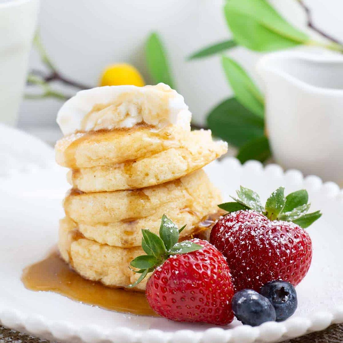 Mini & Fluffy Japanese Pancakes