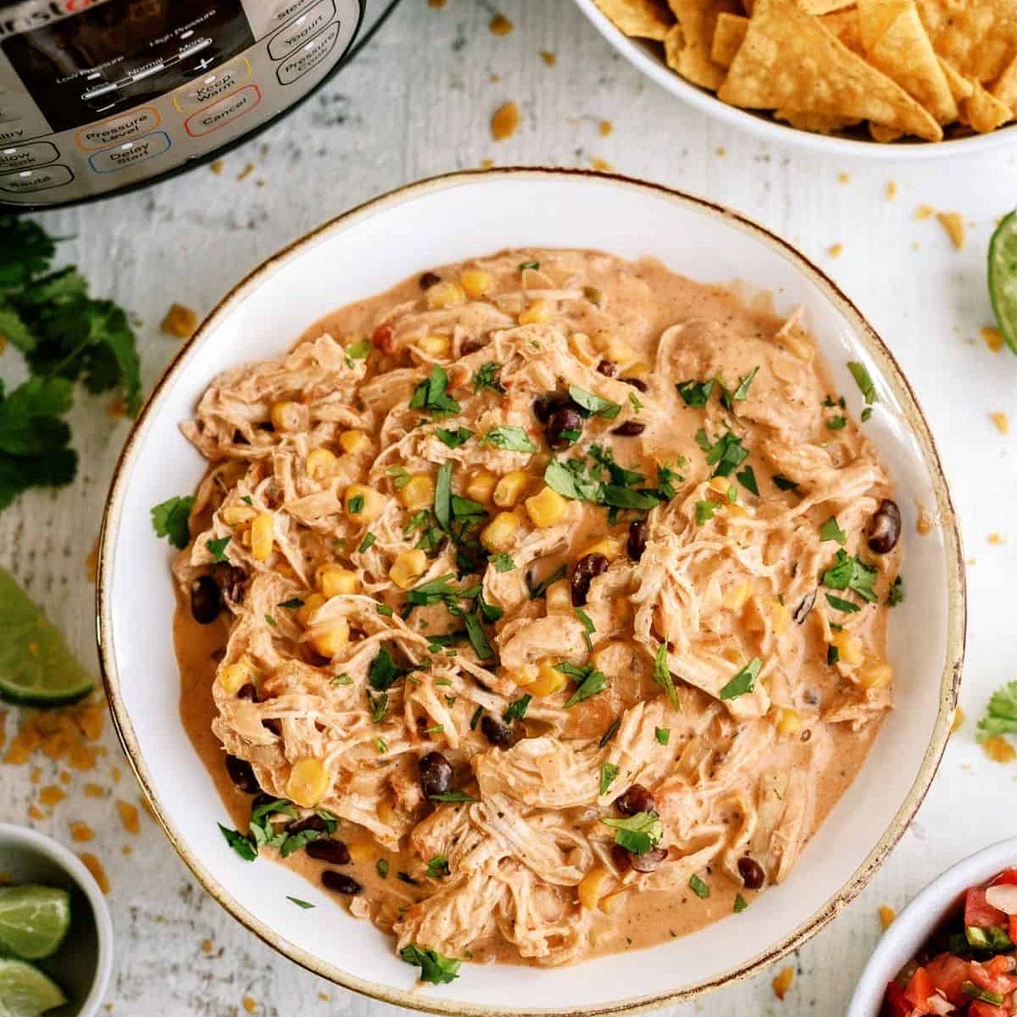 Instant Pot Creamy Fiesta Chicken Recipe