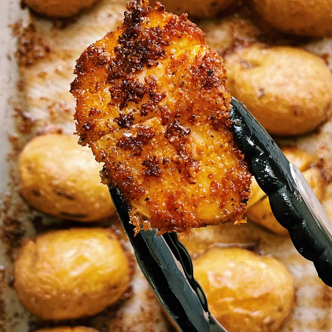 Crispy Parmesan Potatoes