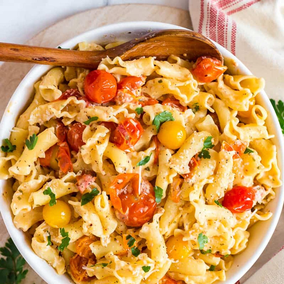 Creamy Boursin Cheese Baked TikTok Pasta