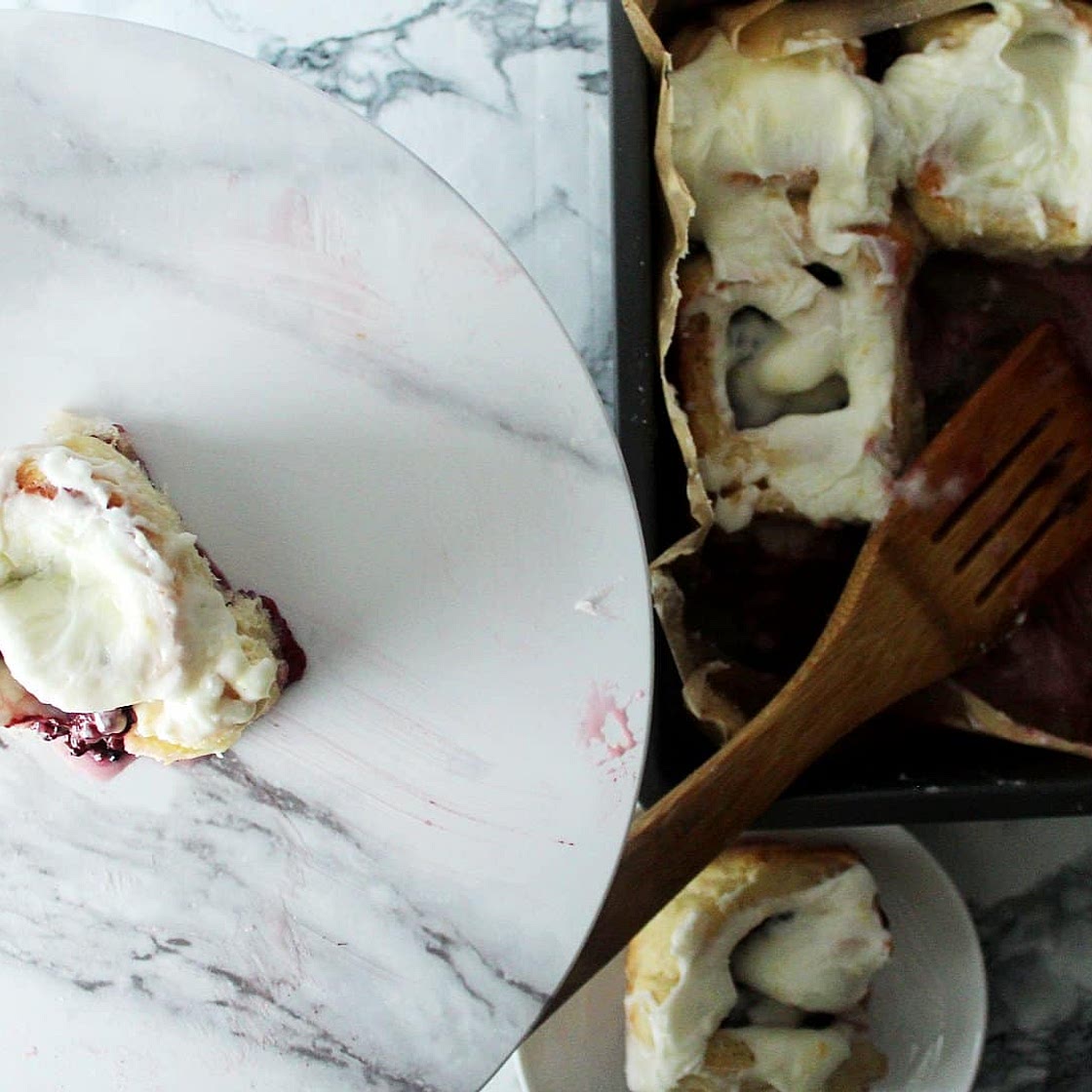 Blackberry Lemon Sweet Rolls