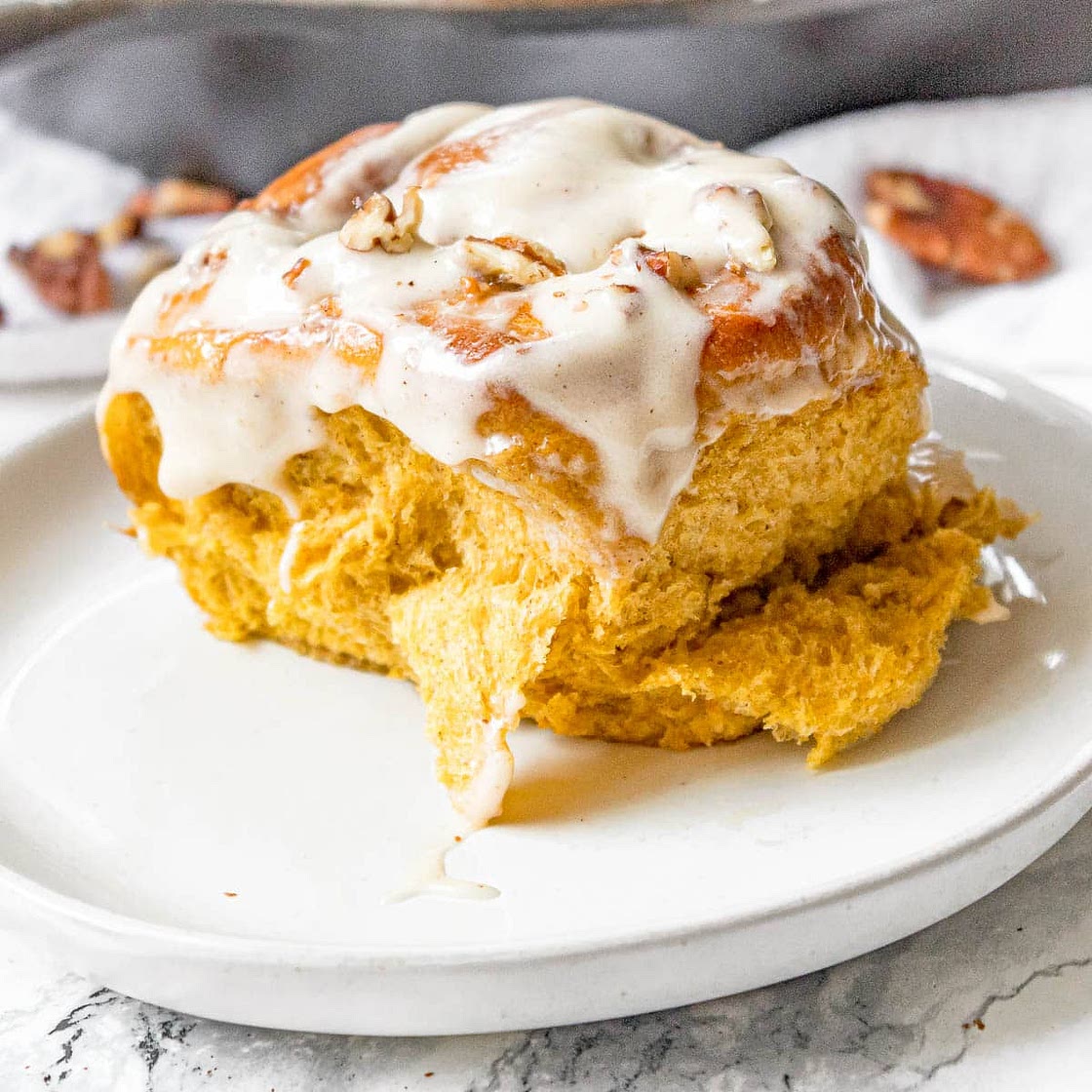 Pumpkin Spice Cinnamon Rolls
