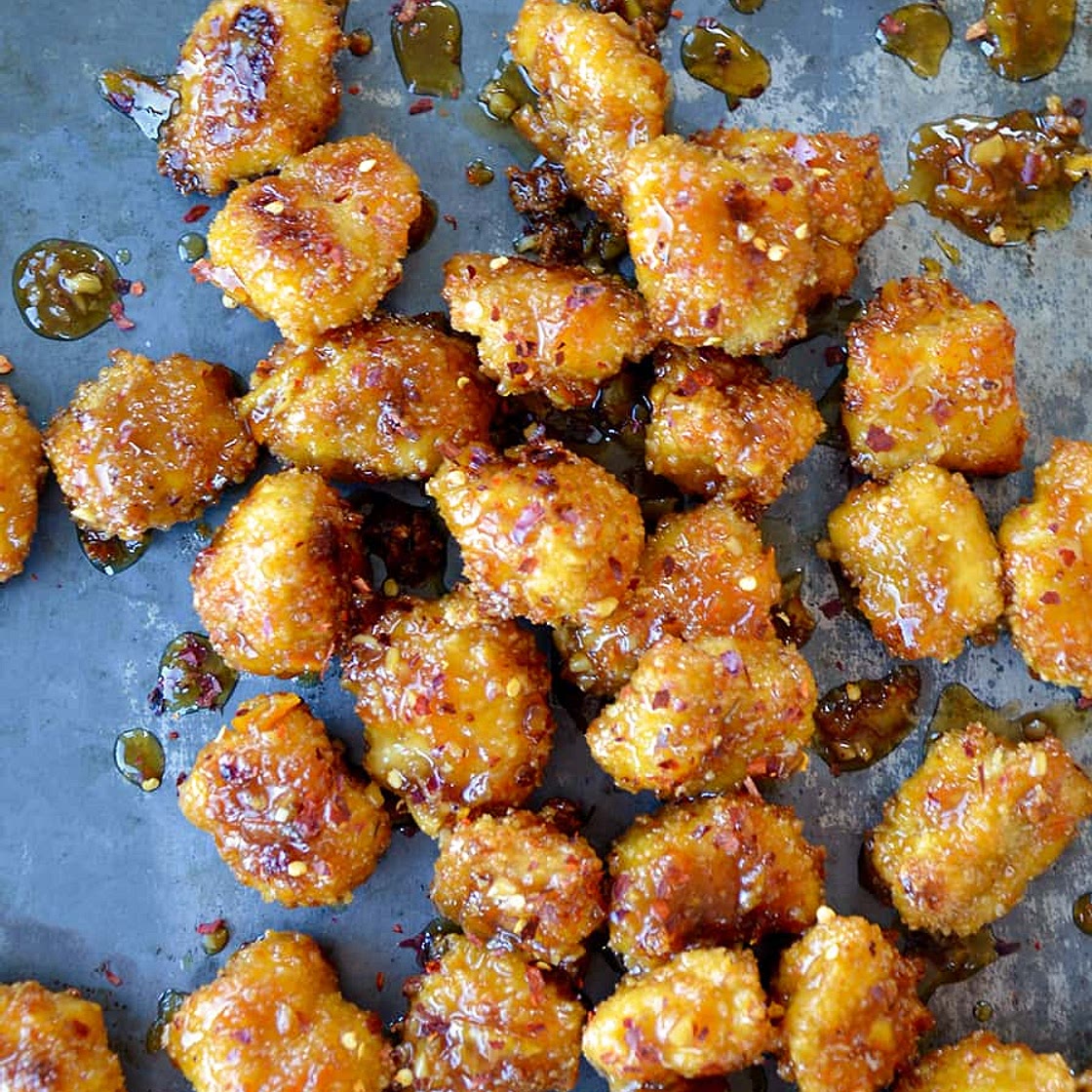 Baked Orange Chicken Poppers (Oven or Air Fryer)