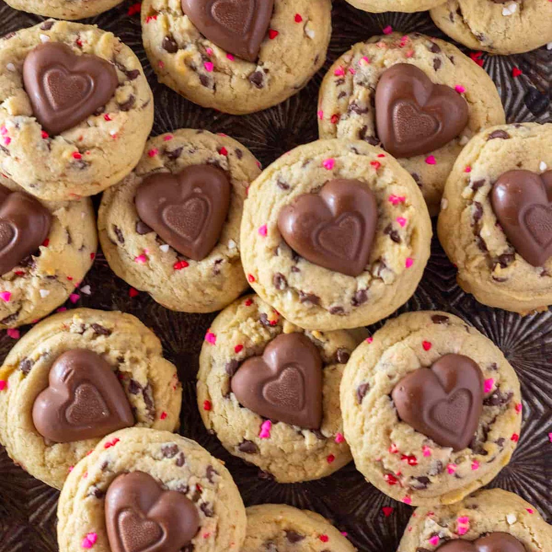 Valentine's Day Chocolate Chip Cookies Recipe