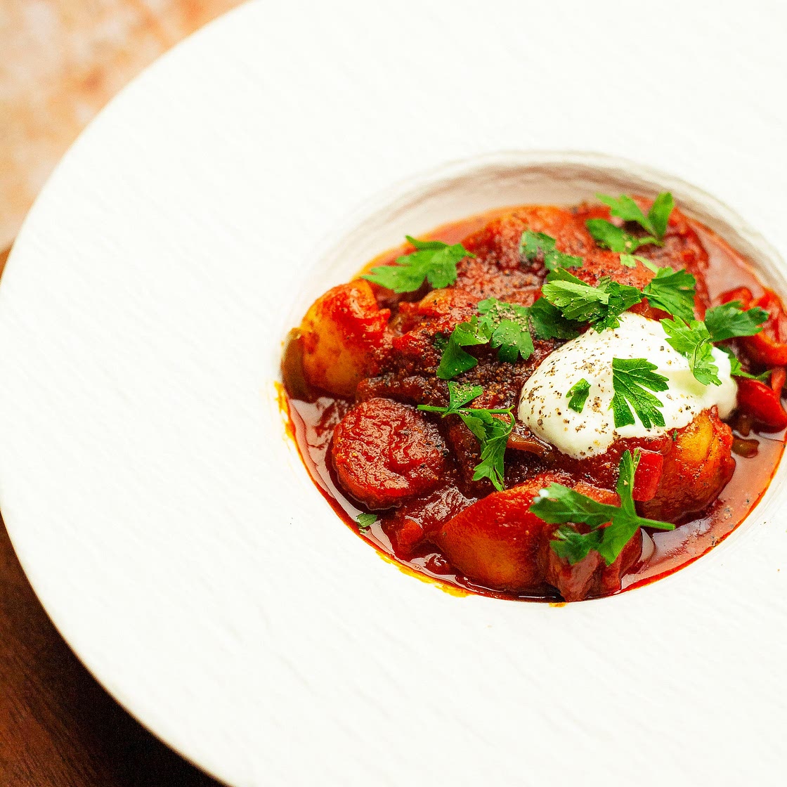 Slow Cooker Smokey Bonfire Chorizo Stew