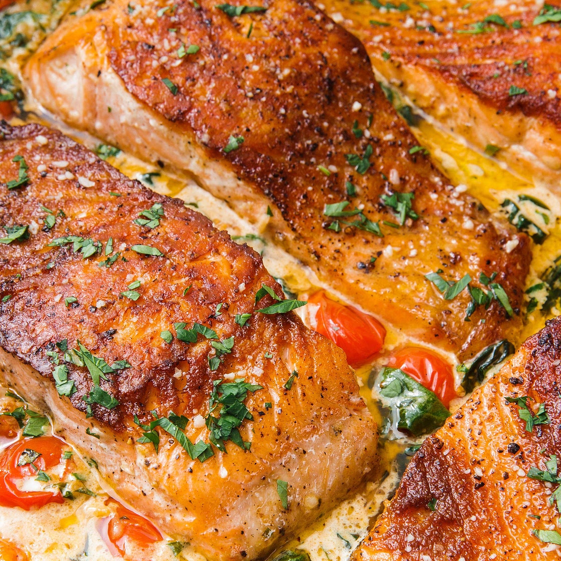 Tuscan Butter Salmon