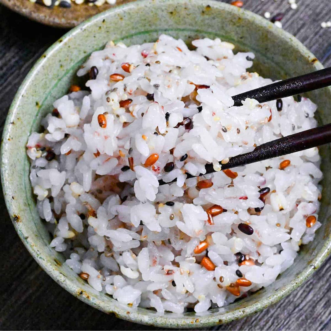 Japanese Multigrain Rice (Zakkoku Mai)