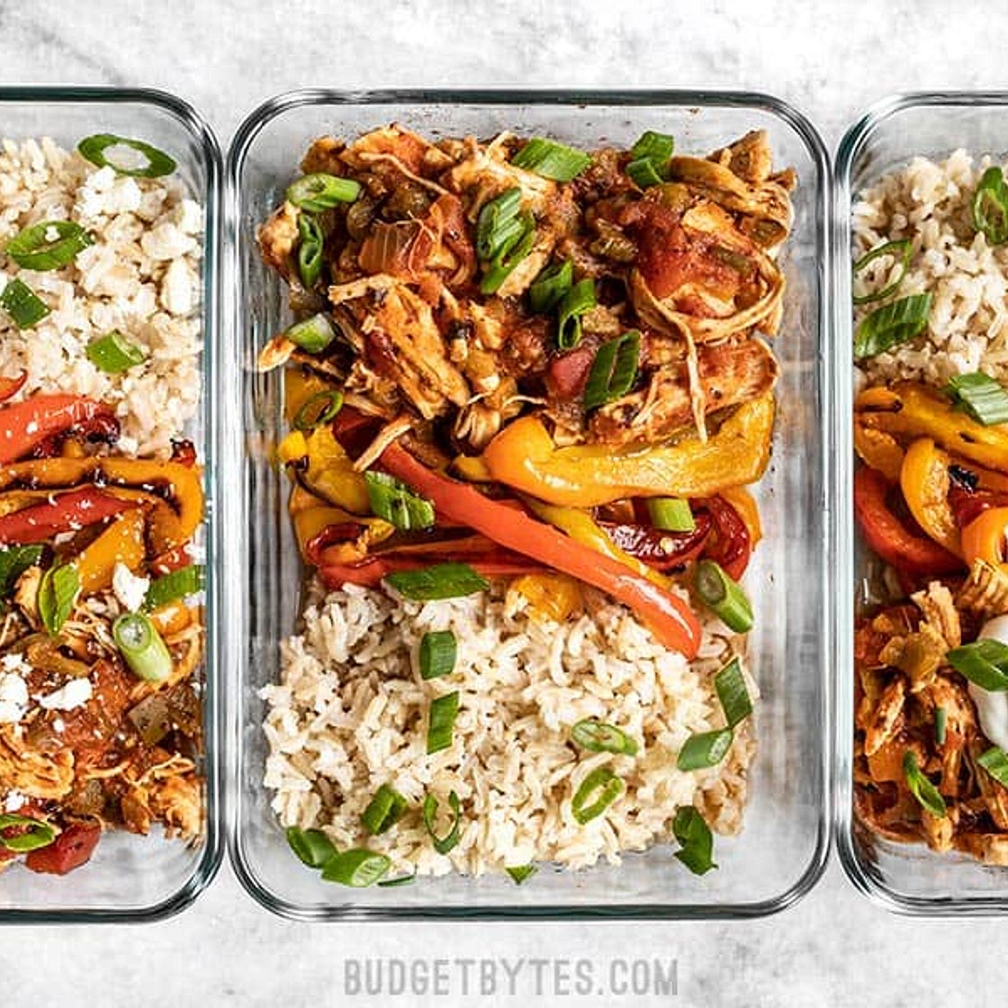 Salsa Chicken Meal Prep Bowls