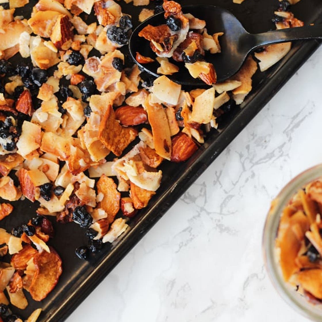 Grain Free Blueberry Coconut Granola (Paleo & AIP)