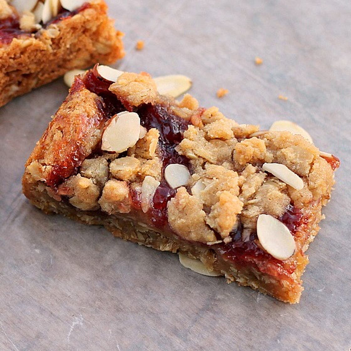 Cherry Oatmeal Almond Bars
