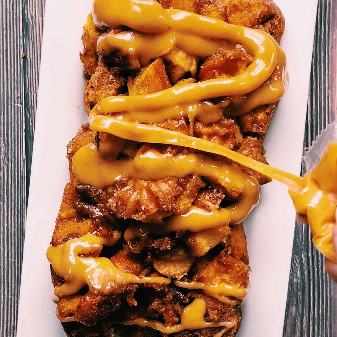 Pumpkin Cinnamon Roll Monkey Bread