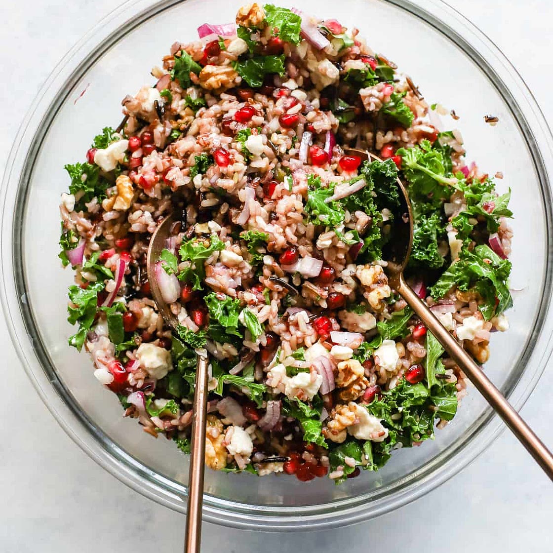 Wild Rice and Pomegranate Salad
