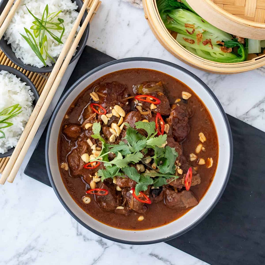 Slow cooked lamb Chinese stew