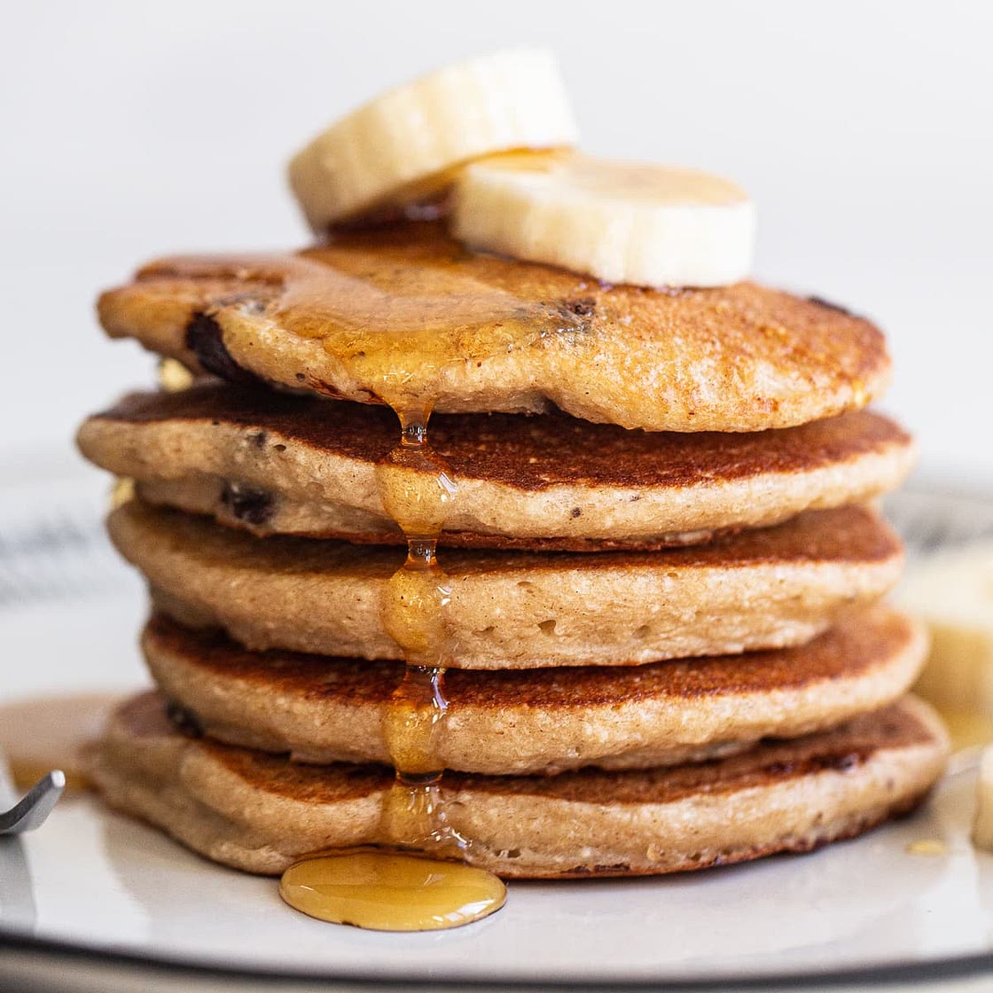 Banana Cottage Cheese Pancakes
