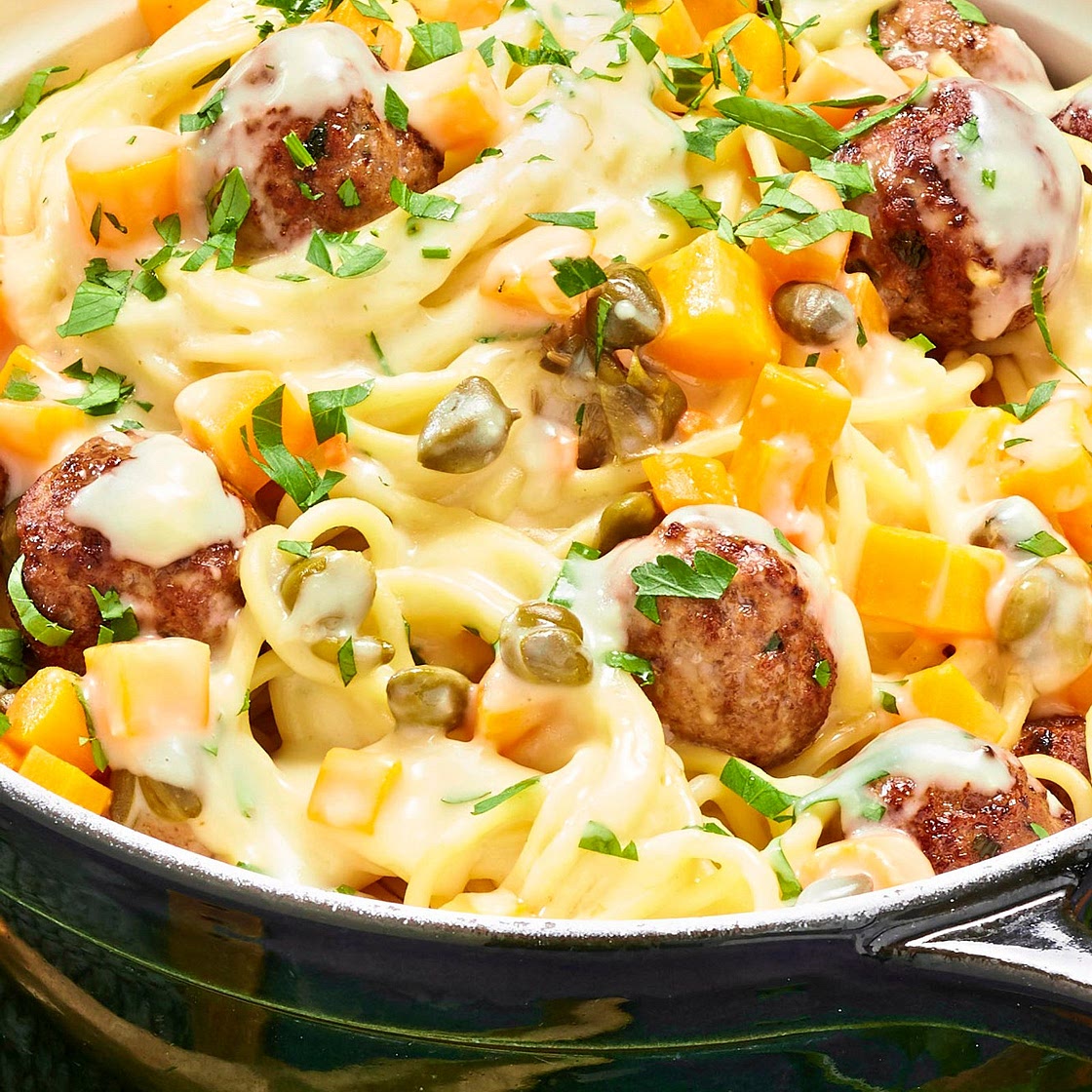 Spaghetti alla Königsberger Klopse