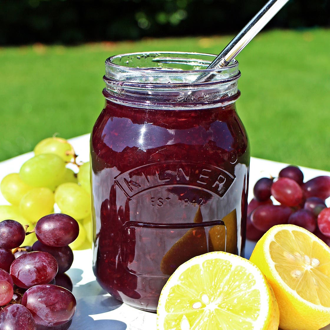 Easy Grape Jam - just 3 ingredients and no pectin!