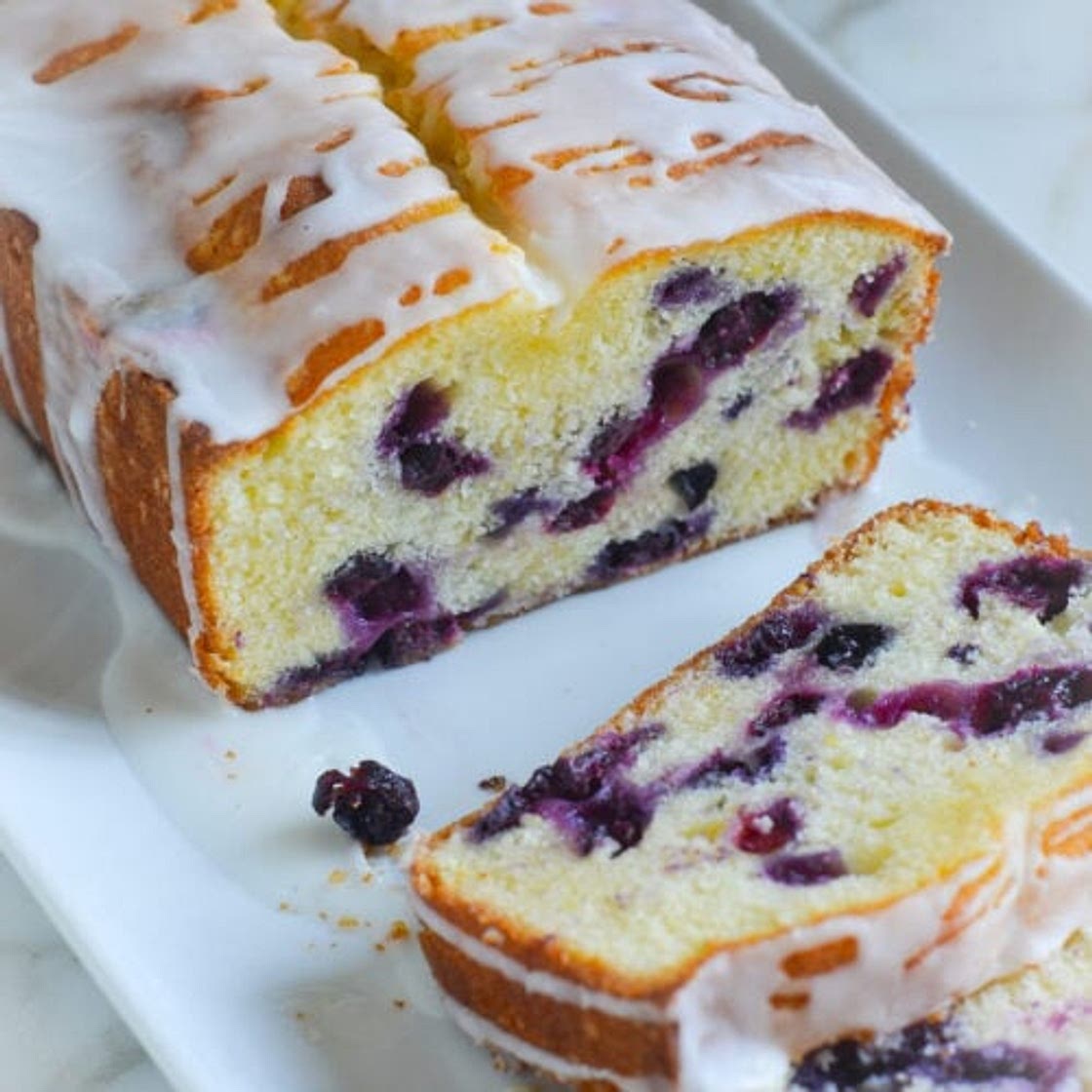 Lemon Blueberry Pound Cake
