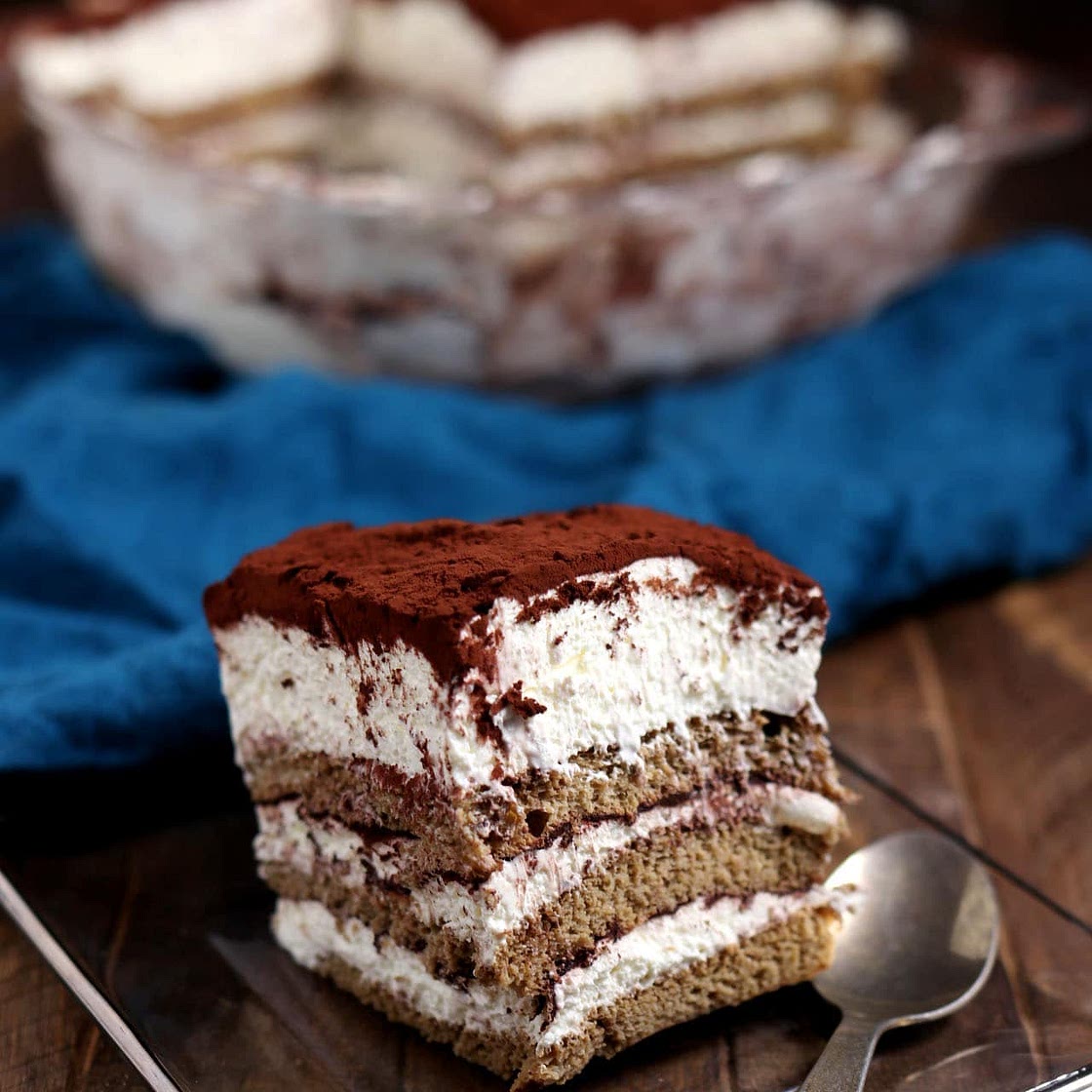 Easy Classic Keto Tiramisu Cake (without Lady Fingers)