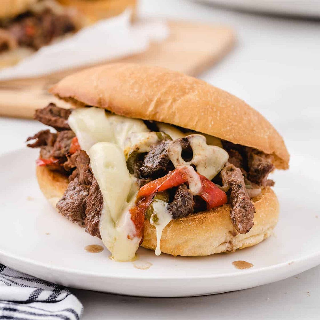 Crockpot Philly Cheesesteak