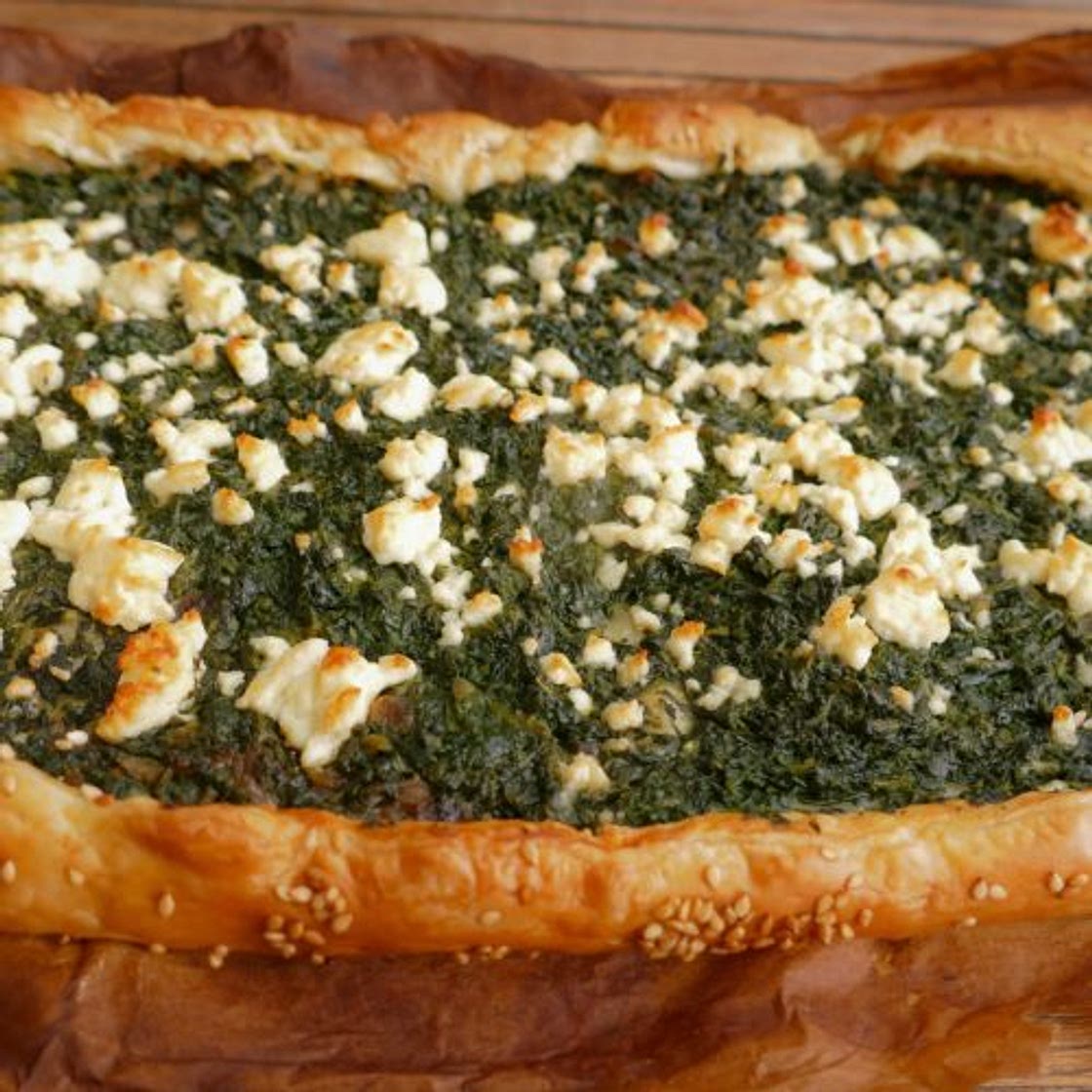 Pide mit Spinat